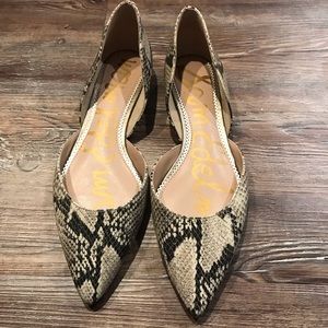 Sam Edelman Snakeskin flats